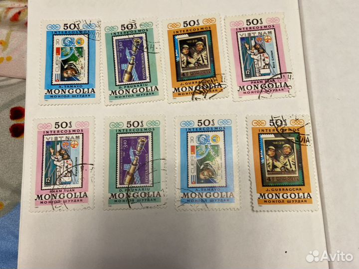 Марки mongolia 1981