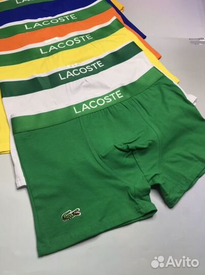 Трусы мужские боксеры Lacoste хлопок