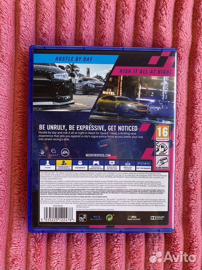 Nfs Heat ps4 диск