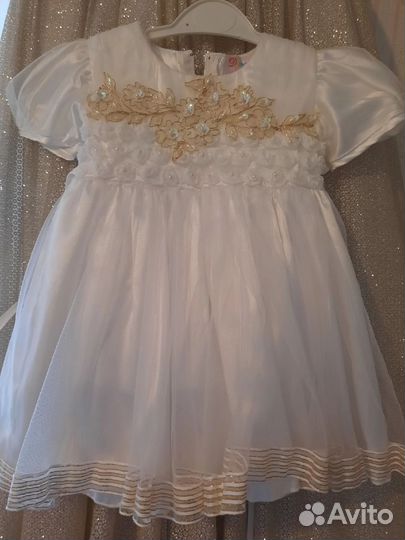 Платье нарядное 86