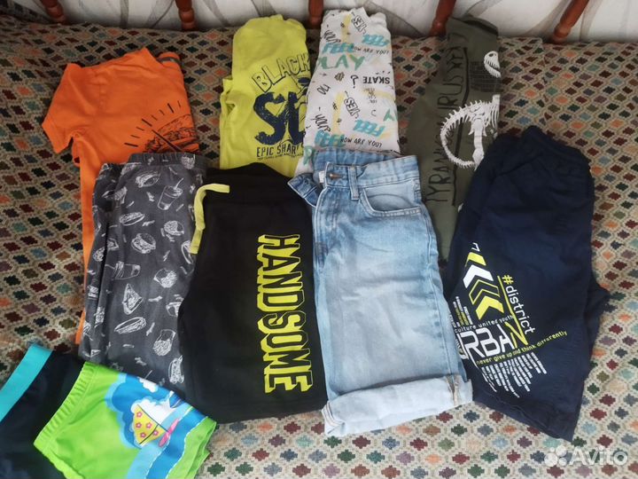 Вещи пакетом на мальчика р. 134-140