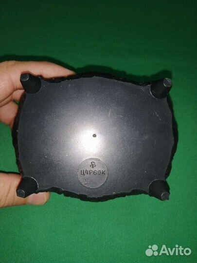 Шкатулка пластиковая СССР ручная роспись