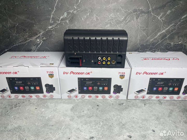 Магнитола 2 din pioneer с bluetooth новая