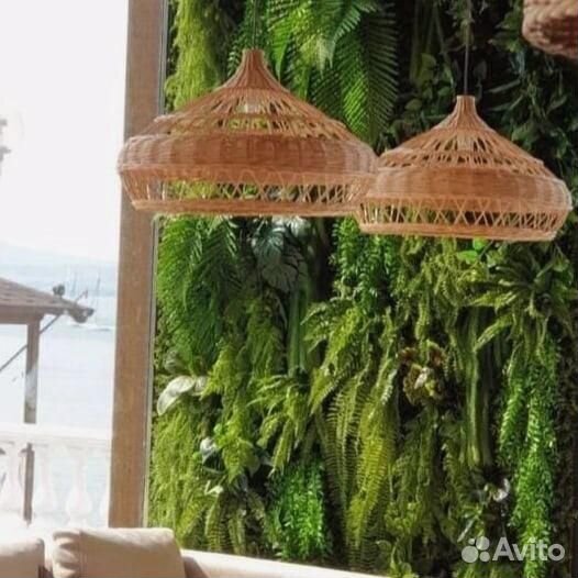 Плетеная люстра