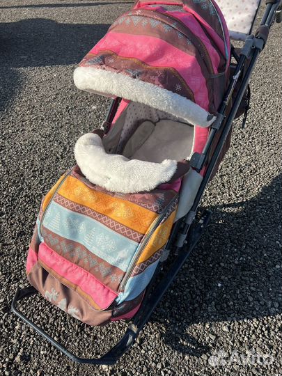 Санки коляска ника