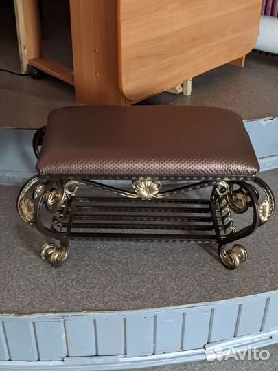 Скамейка холодная ковка