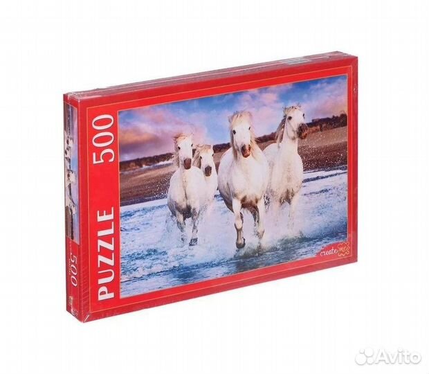Пазлы Белый табун камаргу 500 элементов гип500-062