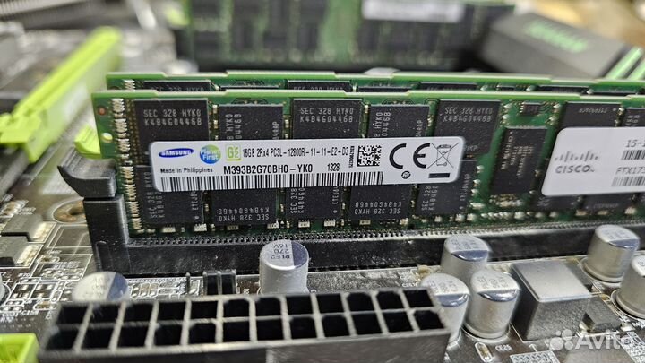 Huananzhi x79+xeon e5-2665+ddr3 reg 64gb комплект