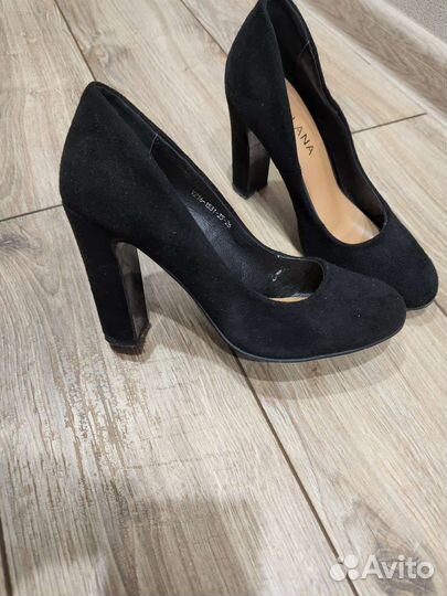 Туфли женские 36 размер замшевые