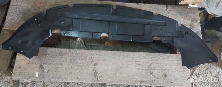 Пыльник переднего бампера ford focus 2, защита под