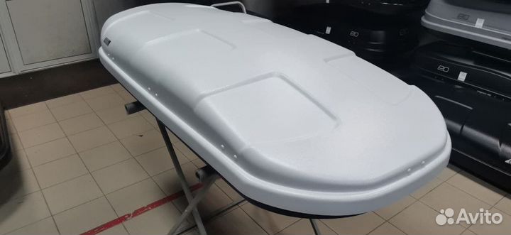 Бокс на крышу Nobu белый