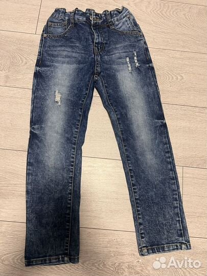 Джинсы для мальчика 128