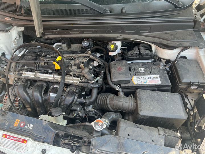 В разборе Хендай Крета двигатель 2.0 G4NA АКПП