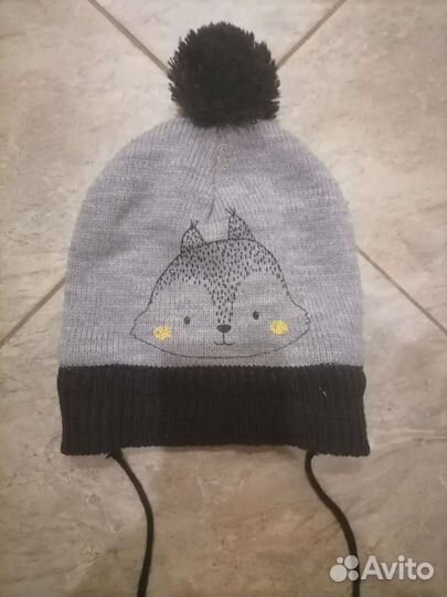 Шапка зима, осень, весна для мальчика 4-6 лет