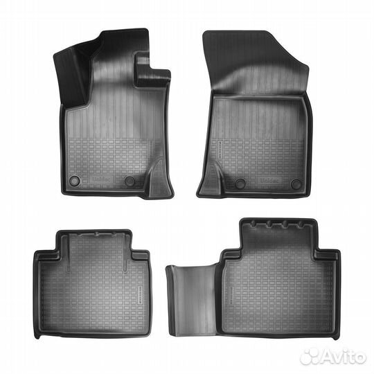 Ковры Geely Atlas PRO 3D 2021 салон