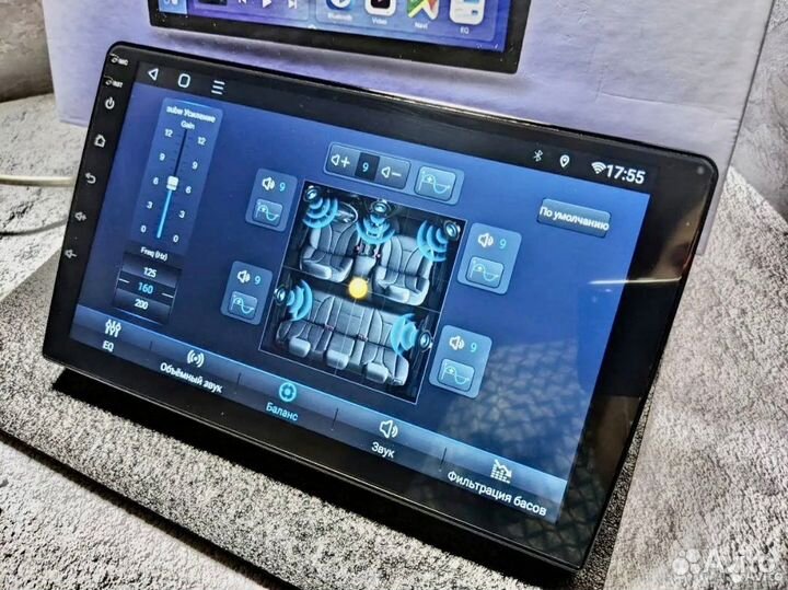 Магнитола Андроид 4/32Гб 9 дюймов 4G, DSP