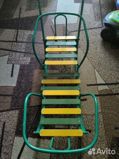 Санки двухместные