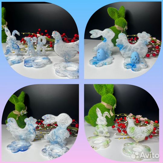 Изделия из эпоксидной смолы, салфетница, подставки