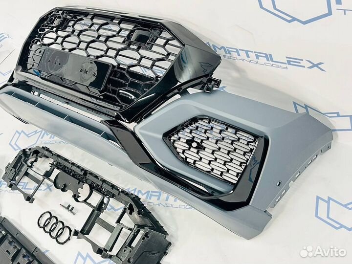 Передний бампер Audi Q8 в стиле SQ8