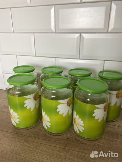 Банки для сыпучих продуктов стекло