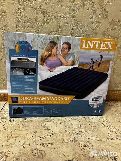 Матрас надувной intex 1,52x2,03x25