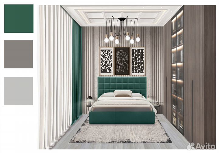 Визуализация штор