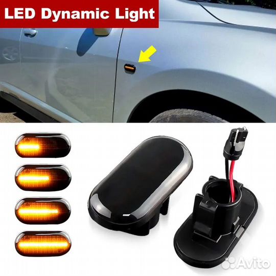 Динамический поворотник Nissan Qashqai J10