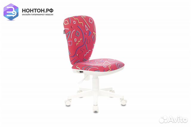 Кресло детское Бюрократ KD-W10 розовое