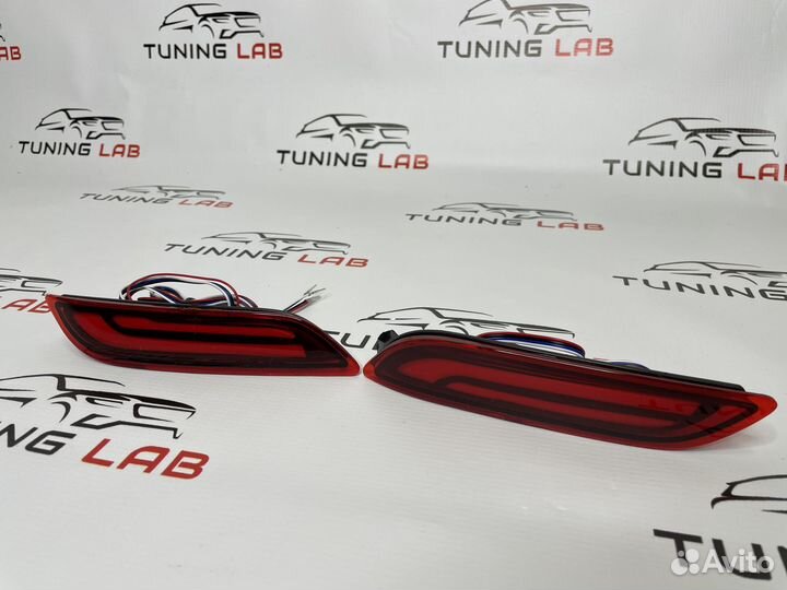 Camry 70 Фонари LED в задний бампер катафоты F2ZA7