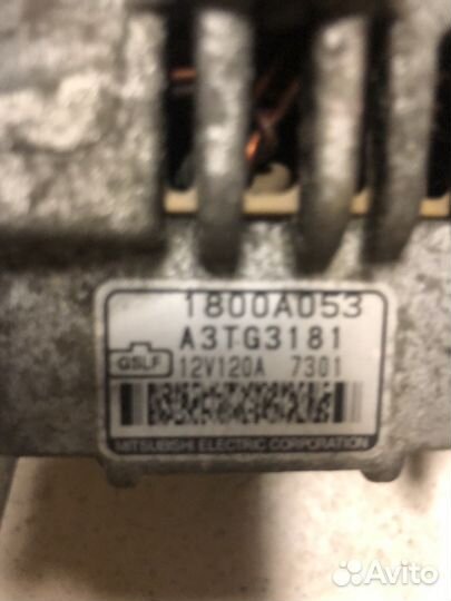 Генератор митсубиси оутлендер хл 2.4л