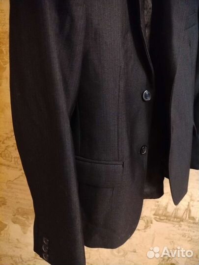 Пиджак школьный для мальчика синий 146-68-66