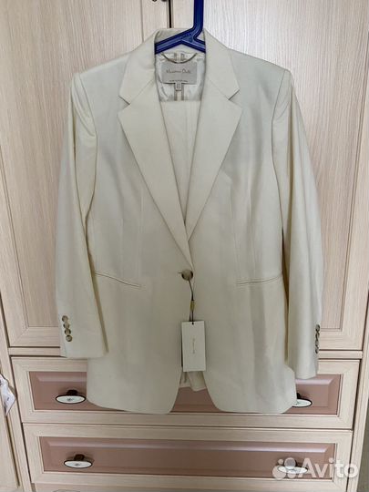 Костюм пиджак и брюки massimo dutti 40