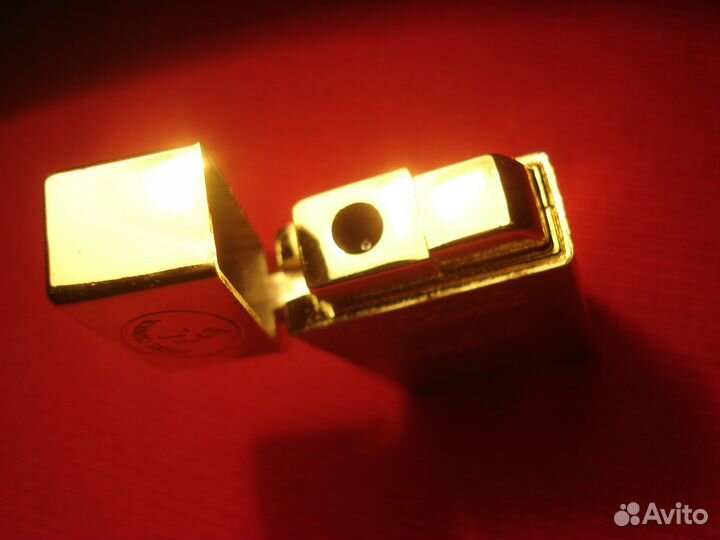 Золотой Слиток Золото Зажигалка 999 газовая US Зо