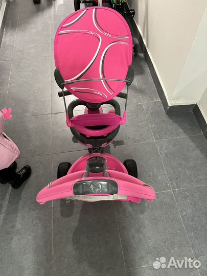 Детский велосипед с ручкой бу