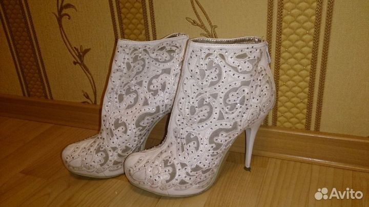 Свадебные полусапожки