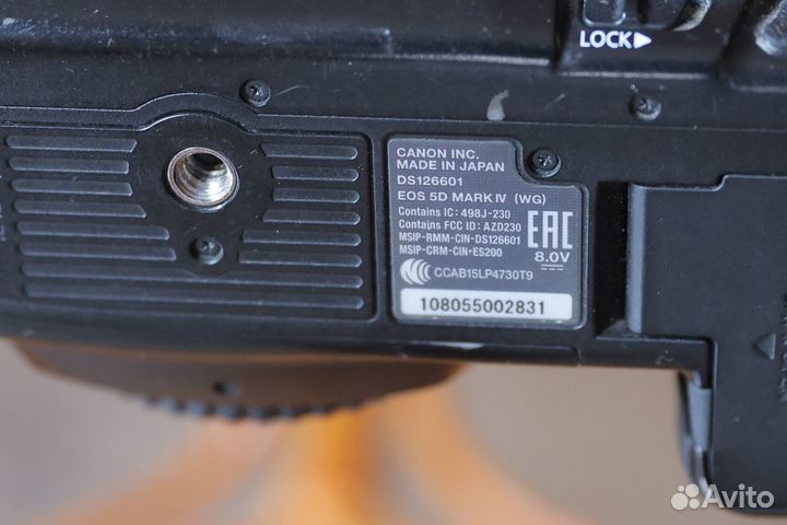 Canon eos 5D mark iv body