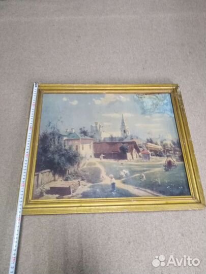 Картина московский дворик