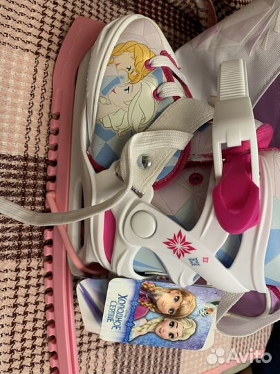 Коньки новые+сумка новая