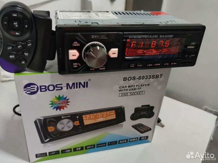 Магнитола Bos mini 6033SBT