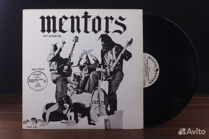 Mentors - Get Up And Die USA 1987 EX/EX