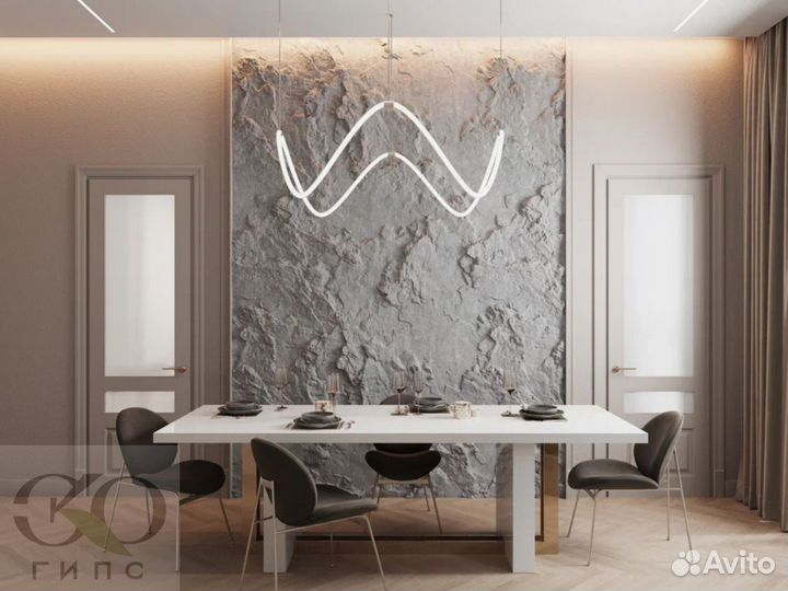 3D Гипсовая панель Скала Природный рельеф