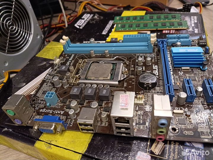 Материнская плата asus p8h61-m lx3 plus r2.0 1155