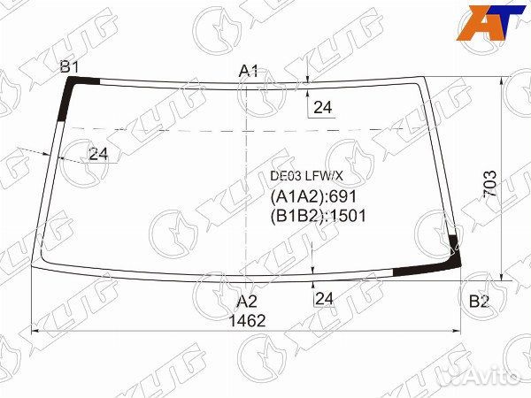 Стекло лобовое hyundai porter