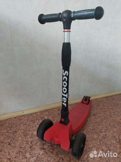 Самокат детский трехколесный бу