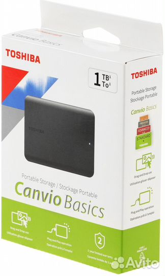 Внешний жёсткий диск (HDD) Toshiba hdtb510EK3AA