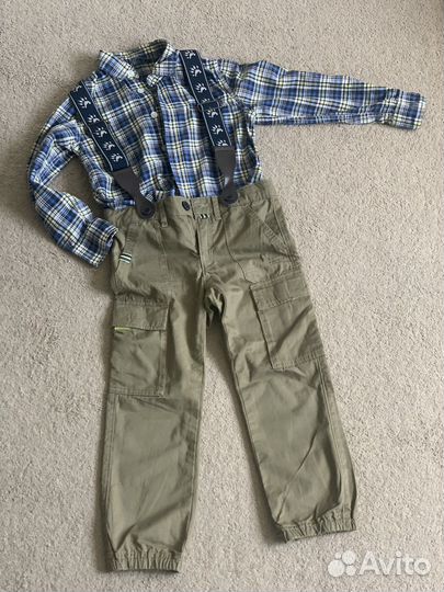 Рубашка и брюки 104-110 веши на мальчика