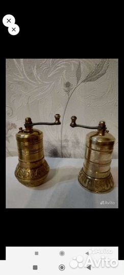 Мельница Для Перца Старая Латунь