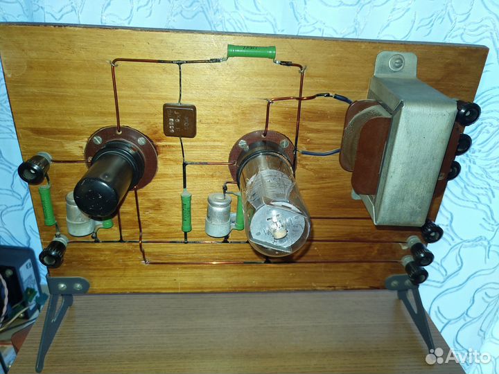 Макет лампового усилителя 