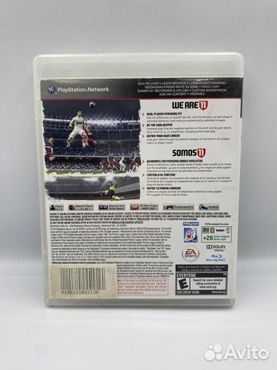 FIFA Soccer 11 PS3 (б/у, англ.)