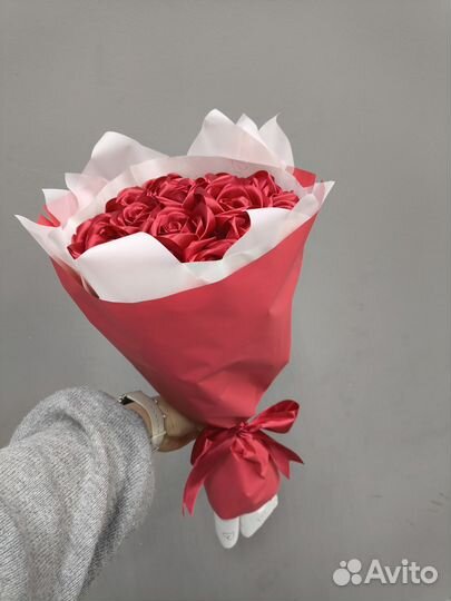 Букет из атласных лент